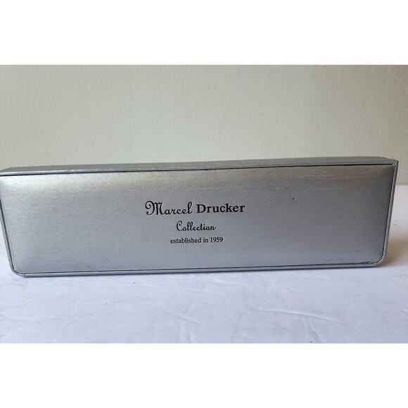 Marcel Drucker Watch Silver Quarts And Diamond Boarder With Stainless Steel - Picture 10 of 12